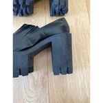 Stella McCartney  - Chunky Lug Sole Platform Clogs in Black Photo 4