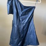 Savannah Sevens Leather Romper Blue Photo 0
