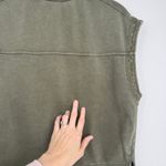 Anthropologie Daily Practice Half Zip Sweatshirt Vest Small Green Athleisure Casual Layering Photo 7