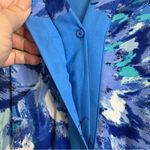 Apt. 9  Vibrant Blue Short Sleeve Floral Dress with Tie Waist, Size Large NWT Photo 5