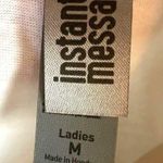 Instant Message Womens T Shirt Top Casual Nurse Mom Graphic Print White Medium Photo 3