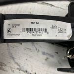 NOBO Black Leather Belt Bag Convertible Crossbody Chain Strap Mini Purse 2X NWT Photo 7