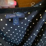Elegant Black and White Polka Dot Dress Size L Photo 1