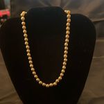 Park Lane vintage gold tone beaded necklace looks expensive EVC Photo 1
