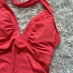 Athleta  Halter Swimming Tank Top Orange Size S Photo 2