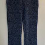 Urban Outfitters  floral blue high rise bootcut pant Photo 0