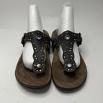 Taos Siren Embellished Leather Buckle Casual Comfort Sandals Womens Size 8 Brown Photo 7