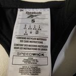 Reebok Sports Bra Womens Small Black Athletic Activewear Workout Stretch Yoga Photo 8