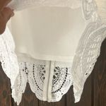 INA  white crochet sleeveless top woman’s size small Photo 4