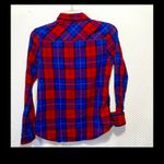 Merona Small Red and Blue Flannel Photo 1