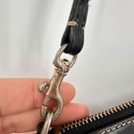 Dooney & Bourke DB Monogram Y2K Black Tan Mini Purse Small Leather Canvas Photo 4