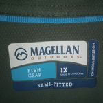 Magellan outdoors Magellan 1X Fish Gear Army Green Long Sleeved Vented Top Photo 12