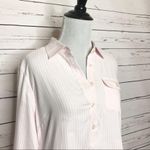 Vineyard Vines Pink & White Relaxed Oxford Button Up Shirt Women’s Size 0 XS Photo 4