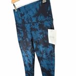 Fleo El Toro 25" Leggings Womens L Heather Navy Clouds High Rise Sporty Gym Yoga Blue Size L Photo 3