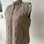 Lauren Ralph Lauren Women's Vest Jacket Size Medium Beige Full Zip Tan Photo 1