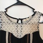 Rewind Bohemian Gauze Mini Dress lace neck line! Photo 6