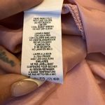 Bebe  Dusty Rose Pink Satin Cowl Neck Slip Dress Size XL Made in USA Y2K 2000s Photo 6