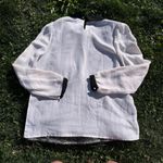 Tweed Collared Blouse Brown Photo 2