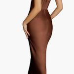 House Of CB New! Charmaine Corset Maxi Dress Brown Sz Large+ Cup $285 Photo 1