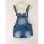 Chiqle Women’s Denim Overall Shorts Blue Size Small Photo 1