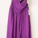 Donna Morgan Women's Strapless Sweetheart Chiffon BRIDESMAID Dress Size 10 NWT Photo 4