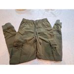 H&M  CARGO JOGGER OLIVE GREEN WOMENS SIZE XS Photo 6