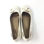 Franco Sarto Flats Size 9.5M Leather Buckle Cutout Photo 2