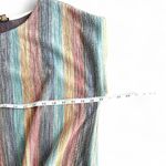 W5 New Anthropologie  Women's Shirt Knit Top Size Medium with Tie Front Stripe Photo 4