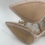 Jessica Simpson  Pumps Size 5.5 Wavery Clear Studded Wavery Pointed Toe Stiletto Photo 15
