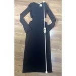Mach & Mach bodycon Ribbed Cutout Long Sleeve Sweater Dress size L Photo 5