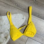 Xhilaration  ribbed mustard yellow bikini top Photo 0
