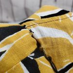 Who What Wear  Yellow Floral Linen Dress XL Photo 12