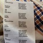 Maje NEW  Izore White Blue Plaid Checkered High Waist Pockets Casual Shorts Sz XS Photo 4