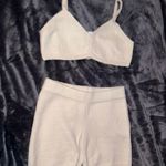 Princess Polly Nyla Bralette & Biker Short Set in Beige Photo 4