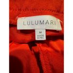 Lulumari Red Overlap Maxi Frill High Low Skirt size medium Photo 7