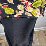 Dana Buchman  Floral Silk Skirt Women’s Sz‎ 14 Pencil Midi A Line Zip Lined Photo 5