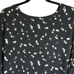 Workshop‎ Republic Clothing Black Gray White Polka Dot Knit Top 3x Photo 6