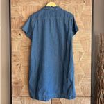 The Vermont Country Store Denim Dress Size S Casual Popover Blue Photo 3