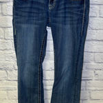 Vigoss Jeans Women's The Chelsea Boot Cut 31x33 Blue Embroidered Med Wash Denim Photo 0