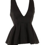 C/MEO COLLECTIVE  Black Peplum Top, New W/out tags Photo 0