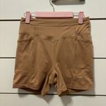 Free People Movement Tan Biker Shorts Size M Photo 1