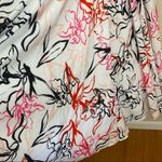 Badgley Mischka NWOT  Vaca‎ cocktail floral print shirt midi dress Photo 5