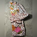 Vertigo Paris  White Sweater with Orange and Brown Accents Photo 12