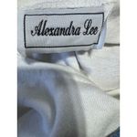 Vtg 90s Alexandra Lee‎ Denim Prairie Jumper Dress Lace Trim Tie Back Women's XL Blue Photo 10