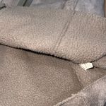 Hem & Thread  women’s large brown full front zip sherpa lined faux suede skirt Photo 2