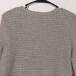 Talbots Petite Women’s Gold Metallic Knit Button-Up Cardigan Sweater Photo 6