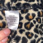 Leopard Fleece Pajama Pants Women’s Large Photo 3