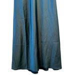 House of Harlow Dark Green Satin Sleeveless Midi Slip Dress Small Cocktail Party Photo 3