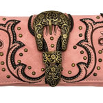 Western Women's Wallet Clutch Pink Photo 0