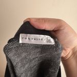 Retrology Black and Gray Houndstooth Midi Sweater Skirt Button Detail Size Med Photo 6